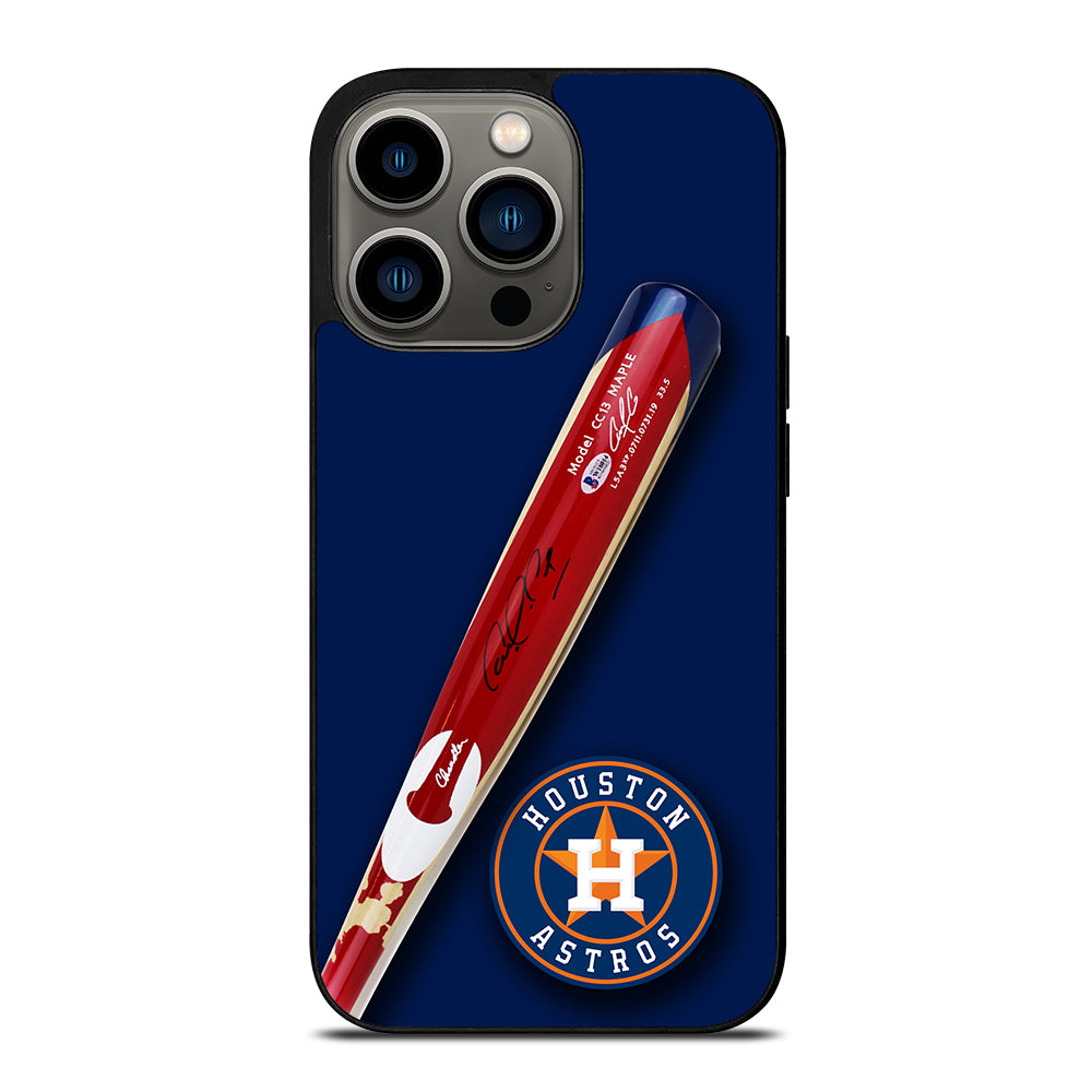 Houston Astros Correa's Stick Signed iPhone 13 Pro Case