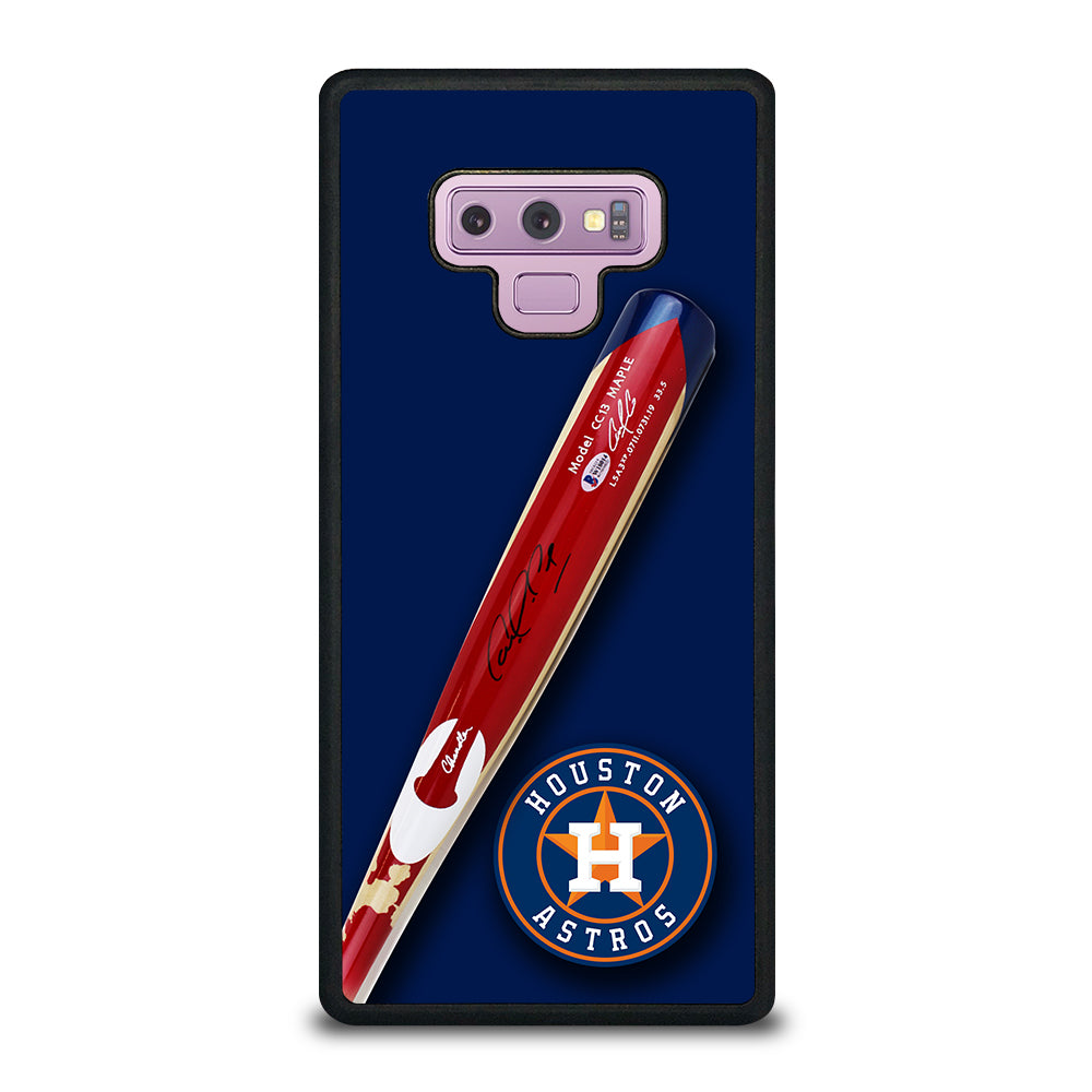 Houston Astros Correa's Stick Signed Samsung Galaxy Note 9 Case