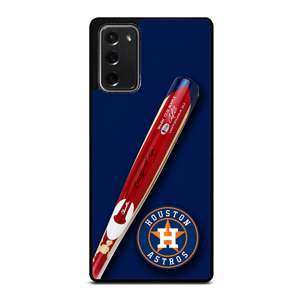 Houston Astros Correa's Stick Signed Samsung Galaxy Note 20 Case