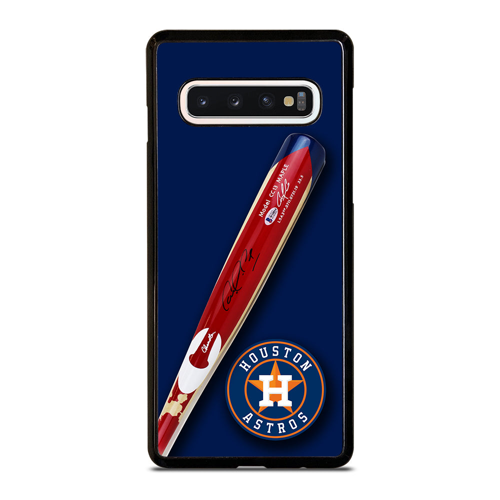 Houston Astros Correa's Stick Signed Samsung Galaxy S10 Case