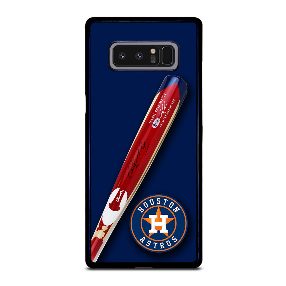 Houston Astros Correa's Stick Signed Samsung Galaxy Note 8 Case