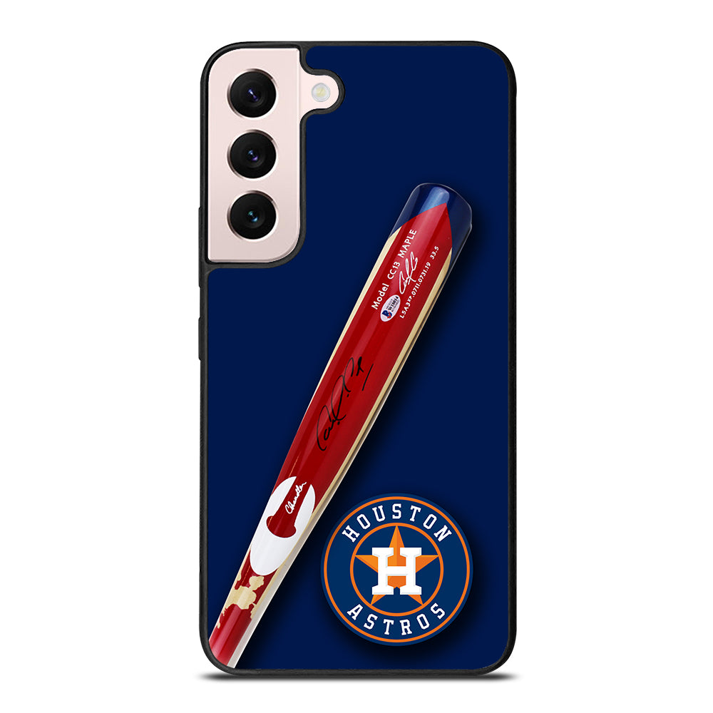 Houston Astros Correa's Stick Signed Samsung Galaxy S22 Plus 5G Case