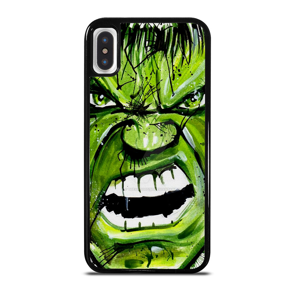 Hulk Comic Face iPhone X / XS Case