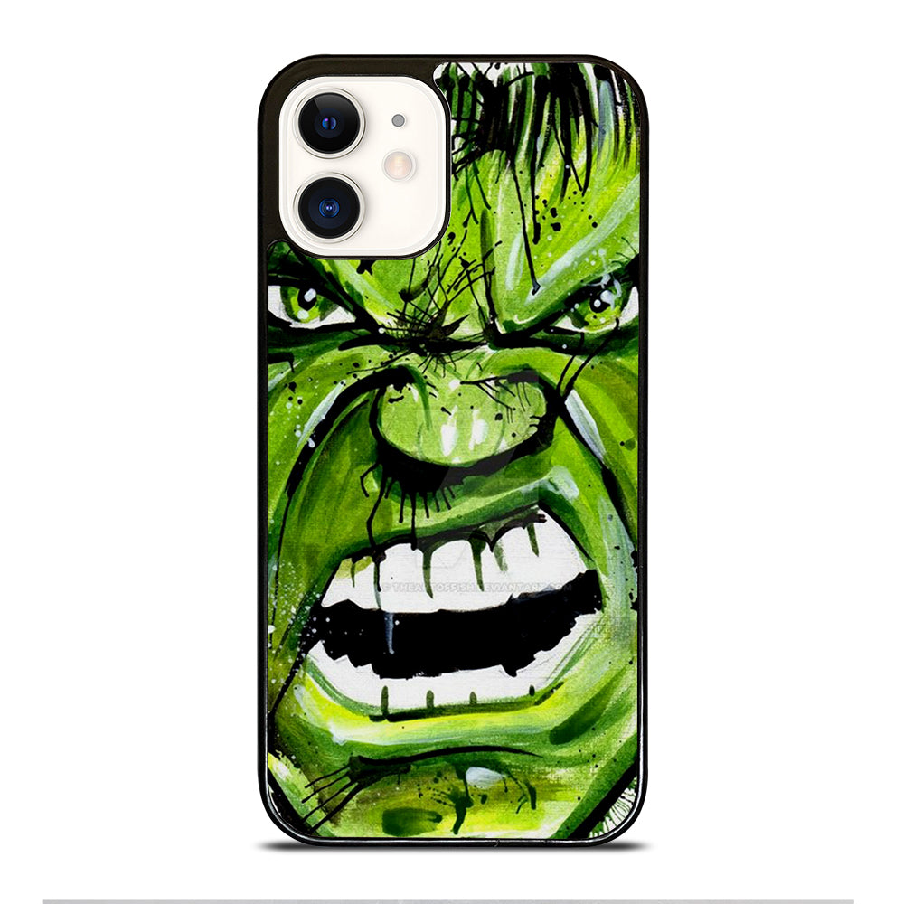 Hulk Comic Face iPhone 12 Case