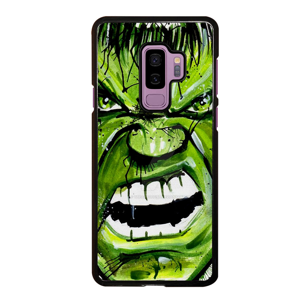 Hulk Comic Face Samsung Galaxy S9 Plus Case
