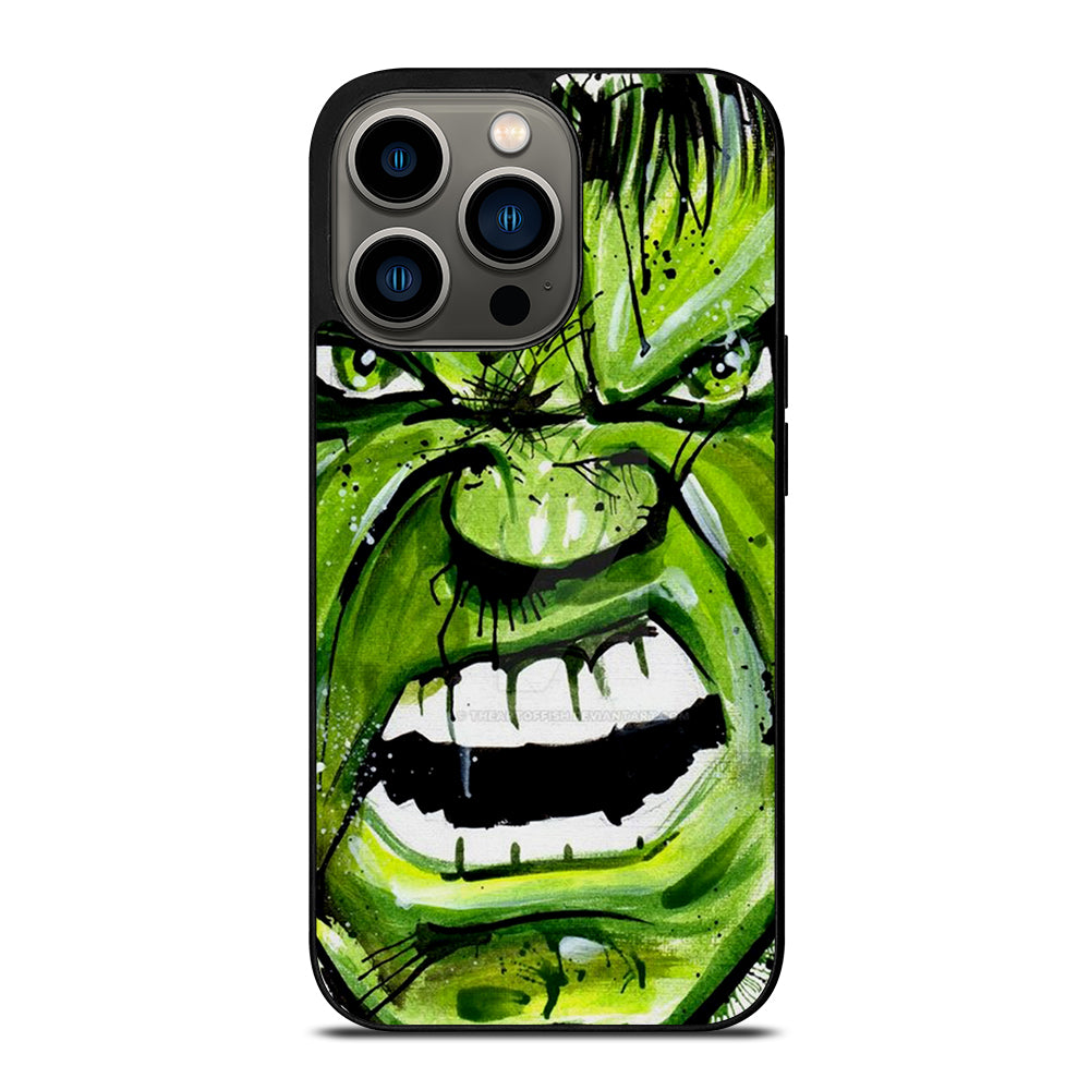 Hulk Comic Face iPhone 13 Pro Case