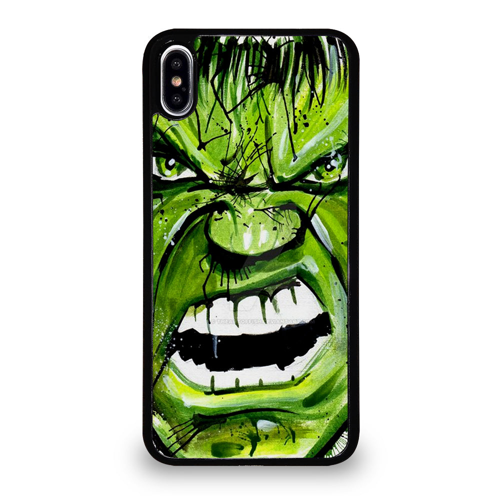 Hulk Comic Face iPhone XS Max Case