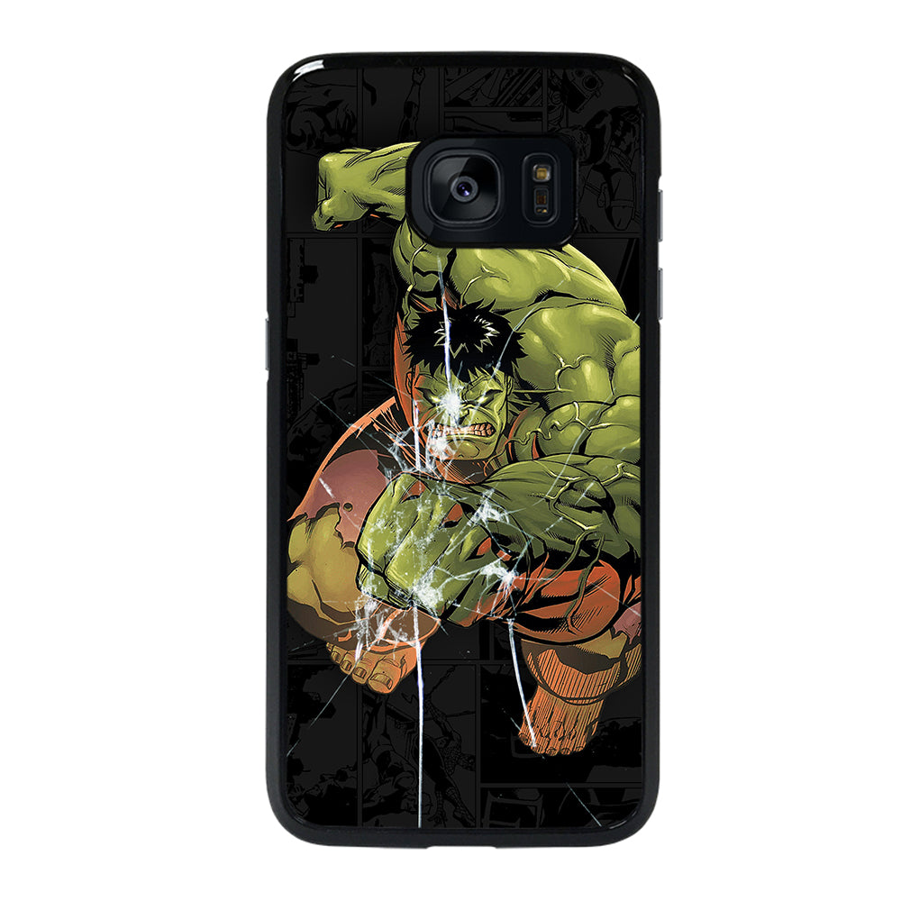 Hulk Comic In Action Samsung Galaxy S7 Edge Case