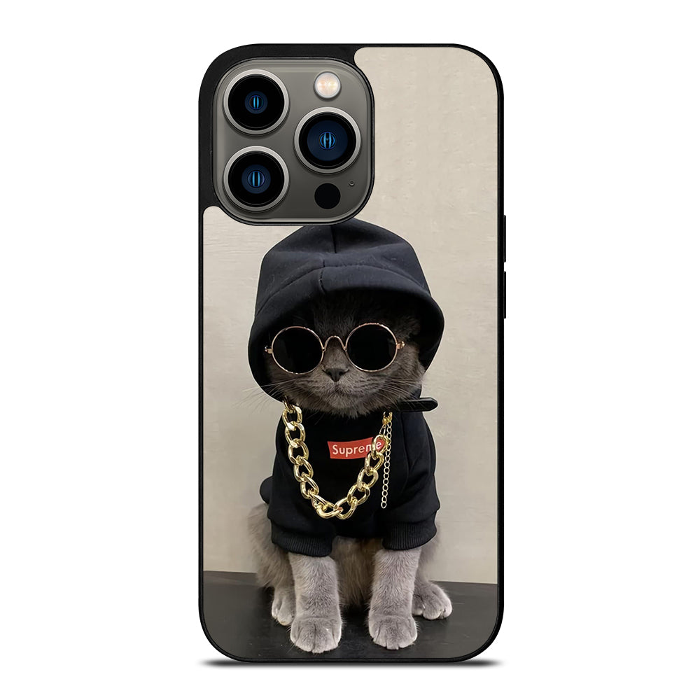 Hype Beast Cat iPhone 13 Pro Case