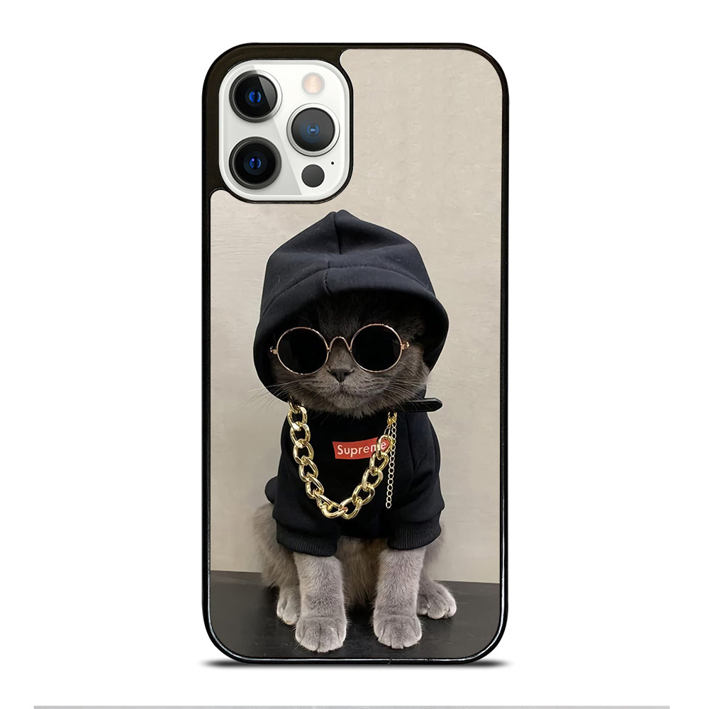Hype Beast Cat iPhone 12 Pro Case