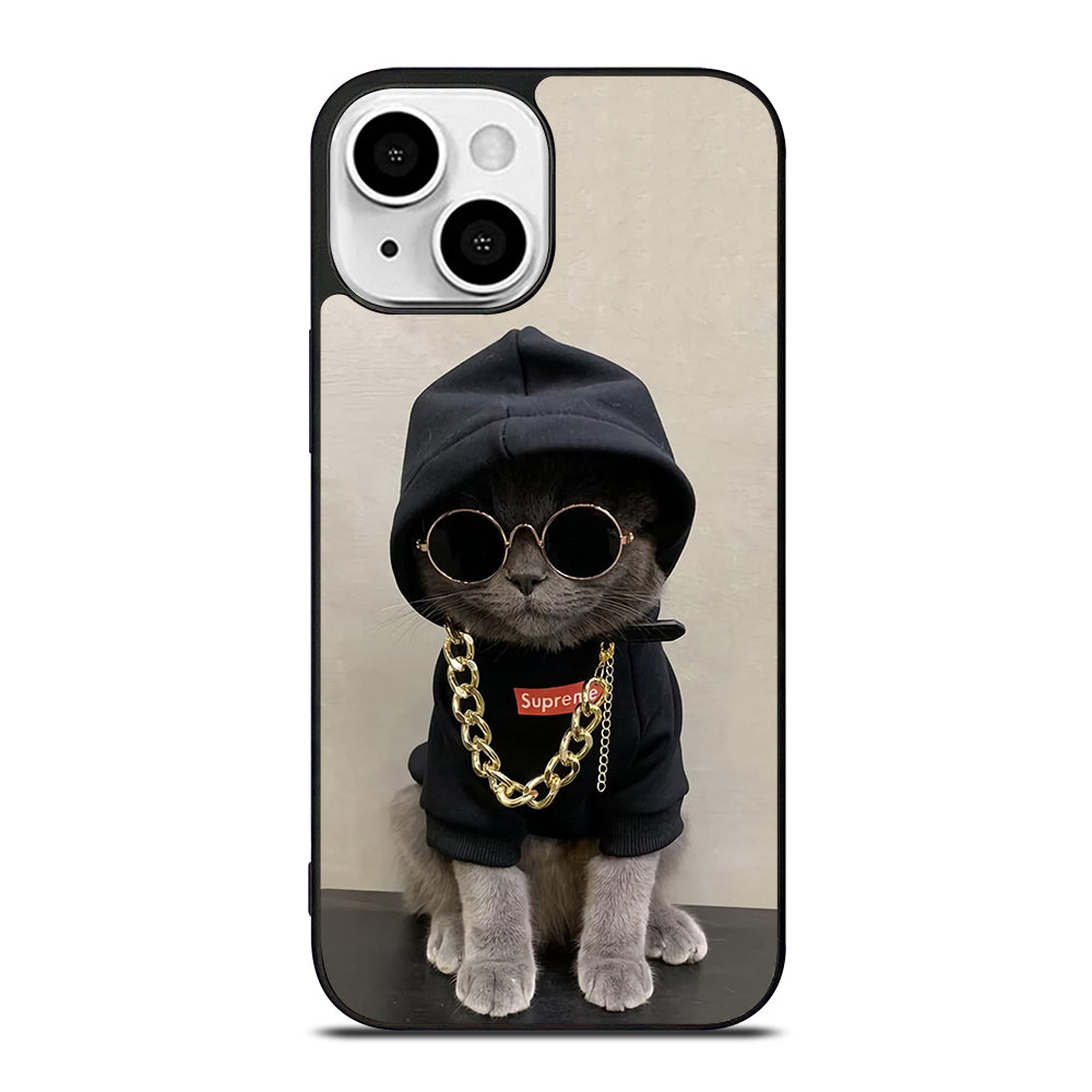 Hype Beast Cat iPhone 13 Mini Case
