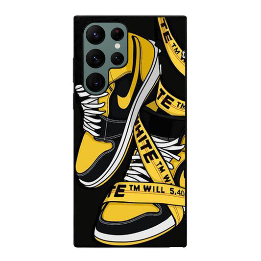 Hypebeast Trendy Off White Samsung Galaxy S22 Ultra 5G Case