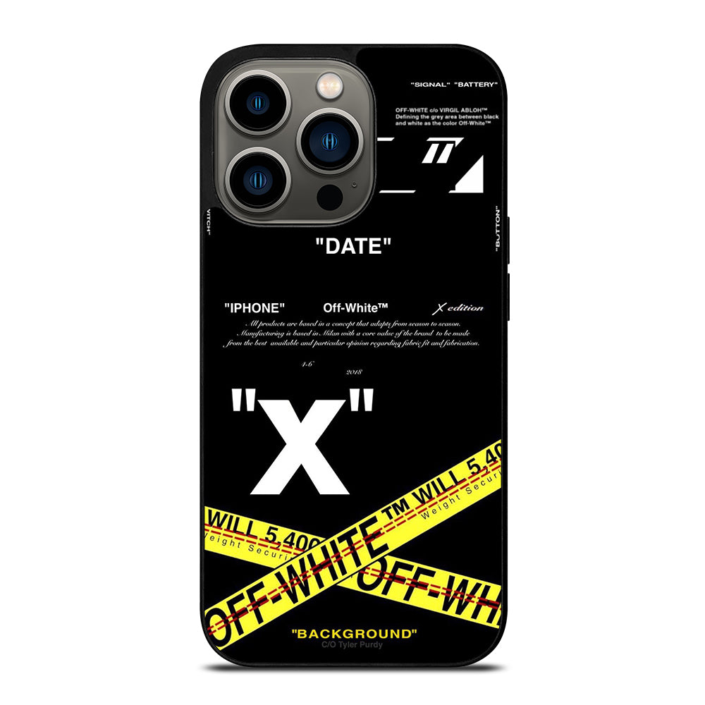 Hypebeast X Off White iPhone 13 Pro Case