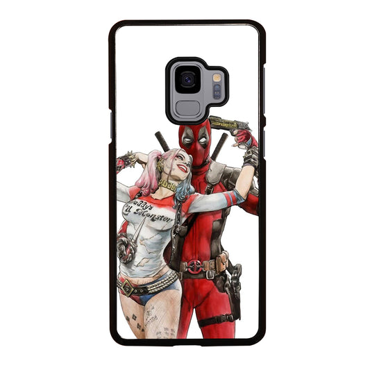 Iconic Deadpool & Harley Quinn Samsung Galaxy S9 Case