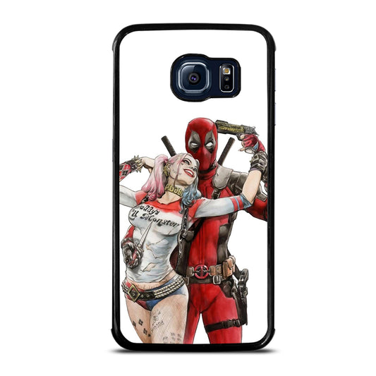 Iconic Deadpool & Harley Quinn Samsung Galaxy S6 Edge Case