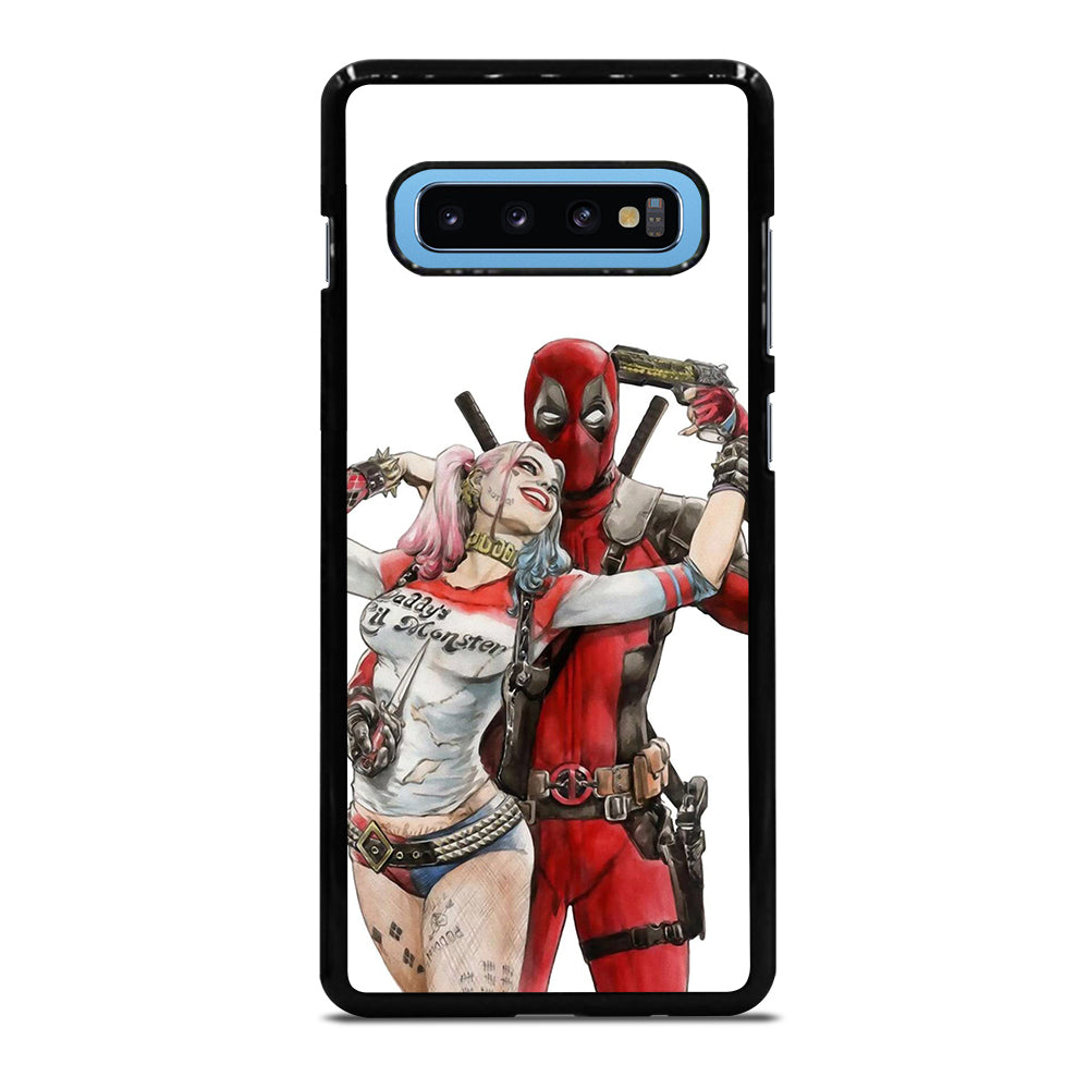 Iconic Deadpool & Harley Quinn Samsung Galaxy S10 Plus Case