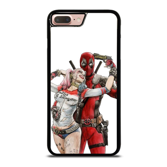 Iconic Deadpool & Harley Quinn iPhone 7 Plus / 8 Plus Case