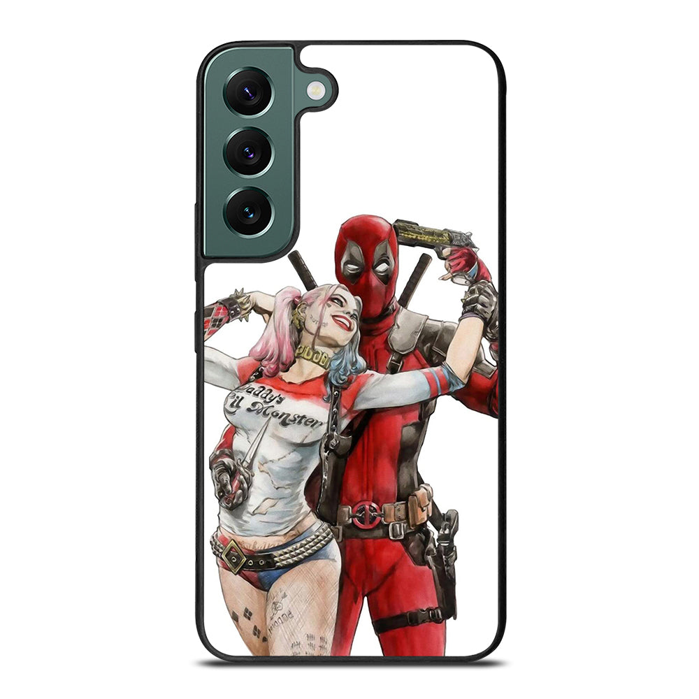 Iconic Deadpool & Harley Quinn Samsung Galaxy S22 5G Case