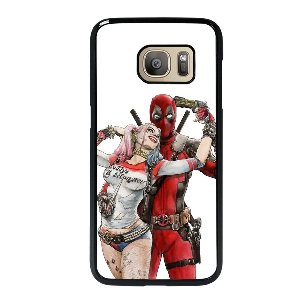 Iconic Deadpool & Harley Quinn Samsung Galaxy S7 Case