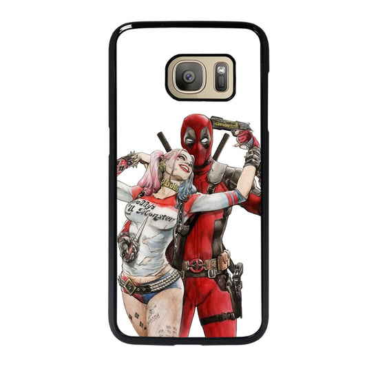 Iconic Deadpool & Harley Quinn Samsung Galaxy S7 Case