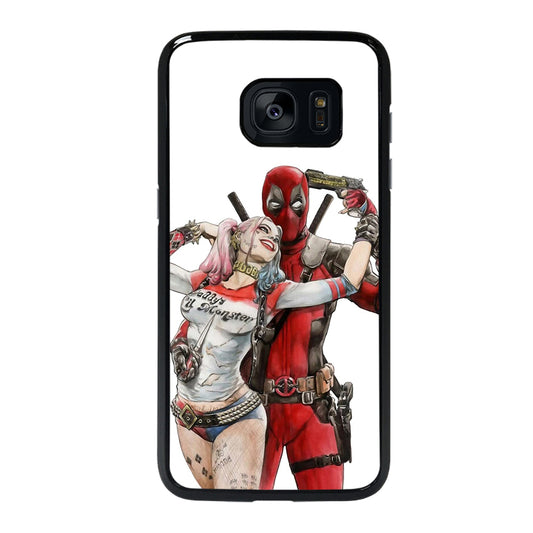 Iconic Deadpool & Harley Quinn Samsung Galaxy S7 Edge Case