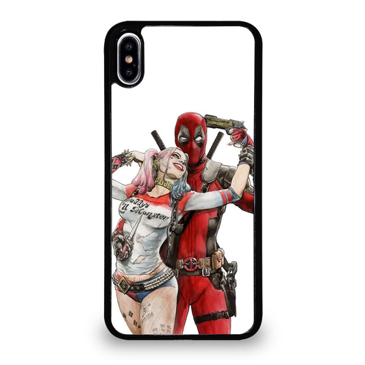 Iconic Deadpool & Harley Quinn iPhone XS Max Case