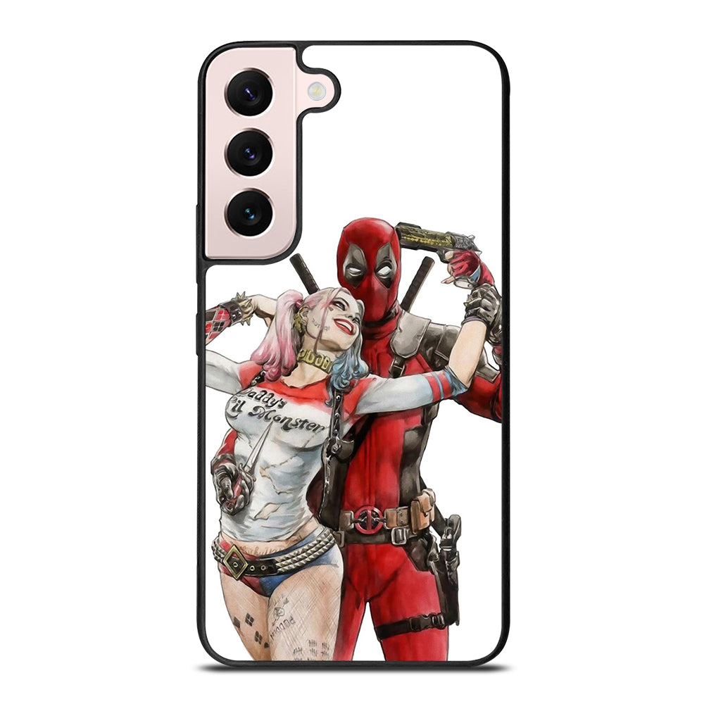 Iconic Deadpool & Harley Quinn Samsung Galaxy S22 Plus 5G Case