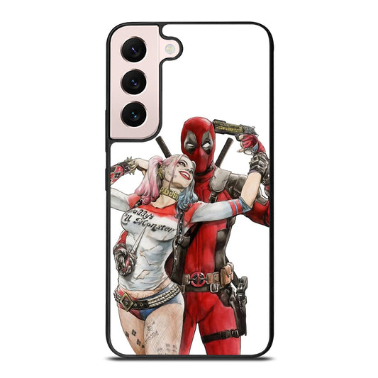 Iconic Deadpool & Harley Quinn Samsung Galaxy S22 Plus 5G Case