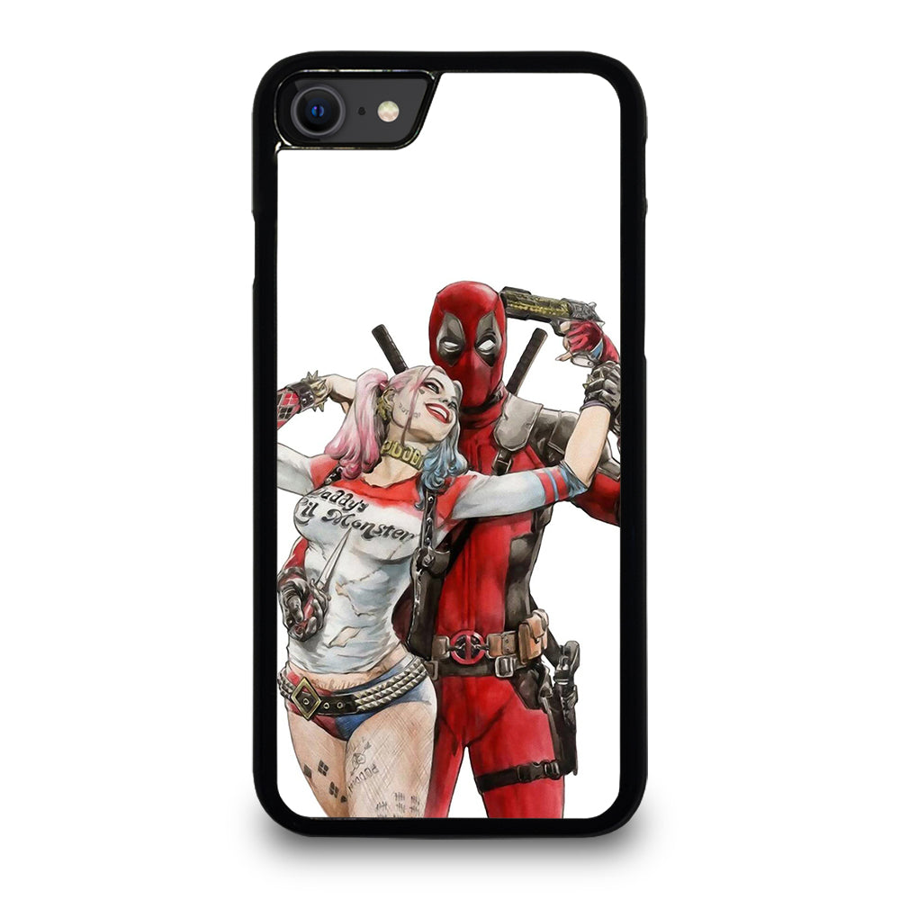 Iconic Deadpool & Harley Quinn iPhone SE 2020 Case