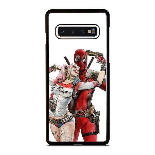 Iconic Deadpool & Harley Quinn Samsung Galaxy S10 Case