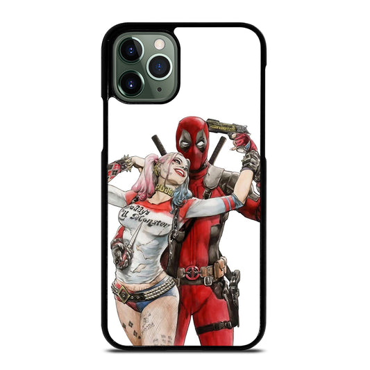 Iconic Deadpool & Harley Quinn iPhone 11 Pro Max Case