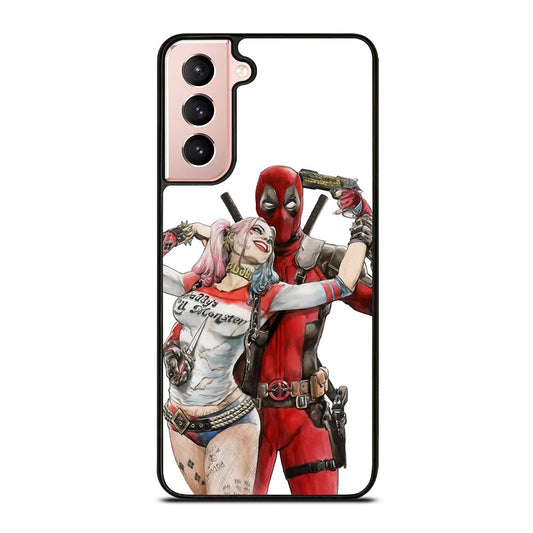 Iconic Deadpool & Harley Quinn Samsung Galaxy S21 5G Case