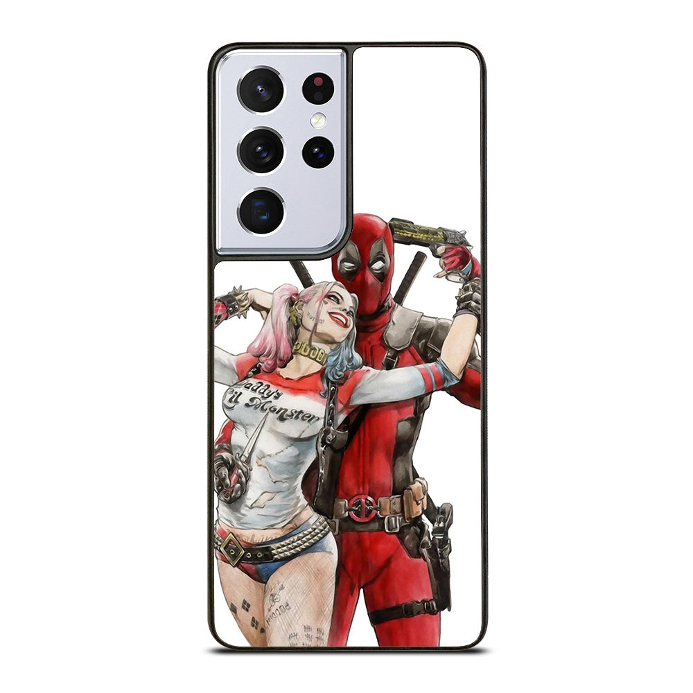 Iconic Deadpool & Harley Quinn Samsung Galaxy S21 Ultra 5G Case