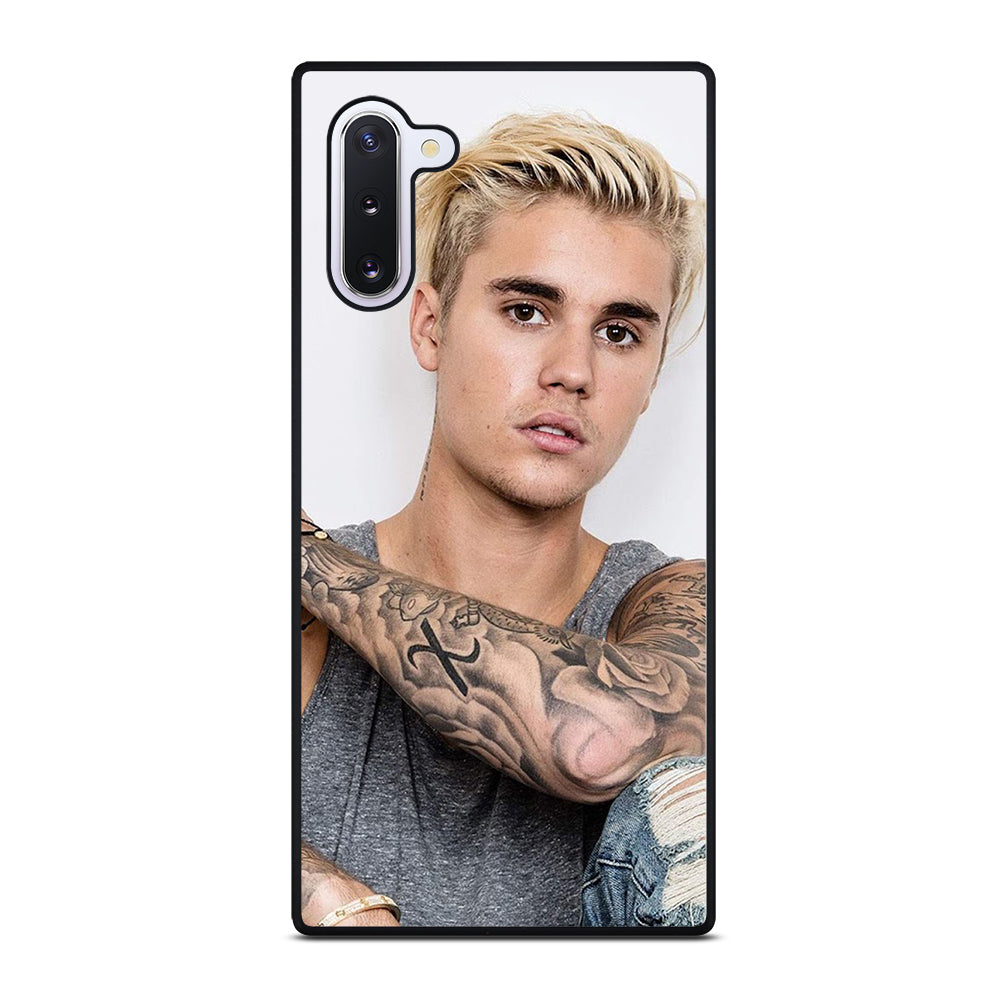 JUSTIN BIEBER TATTOO Samsung Galaxy Note 10 Case