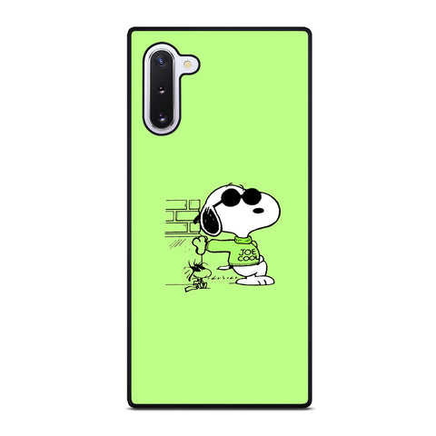 Joe Cool Snoopy Dog Samsung Galaxy Note 10 Case