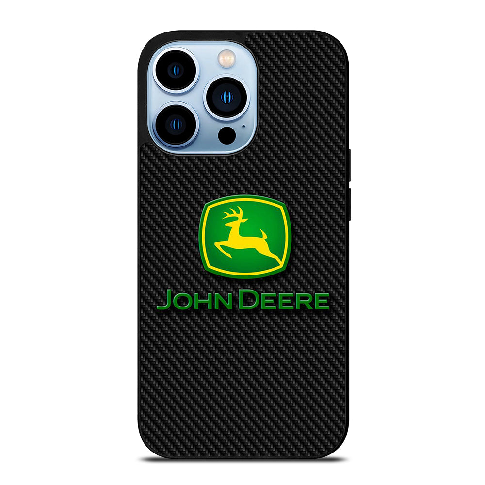 John Deere Carbon Motif Wallpaper iPhone 13 Pro Max Case