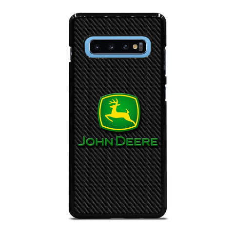 John Deere Carbon Motif Wallpaper Samsung Galaxy S10 Plus Case