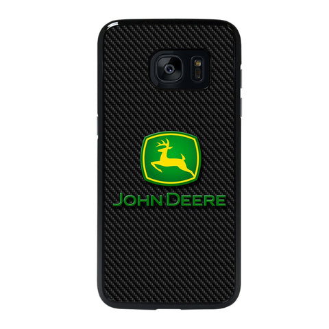 John Deere Carbon Motif Wallpaper Samsung Galaxy S7 Edge Case