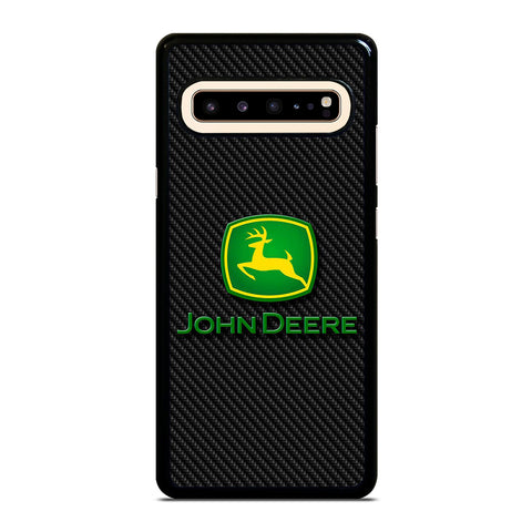 John Deere Carbon Motif Wallpaper Samsung Galaxy S10 5G Case