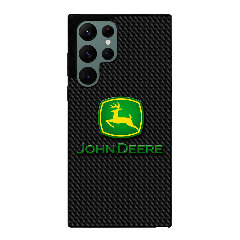 John Deere Carbon Motif Wallpaper Samsung Galaxy S22 Ultra 5G Case