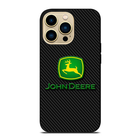 John Deere Carbon Motif Wallpaper iPhone 14 Pro Max Case