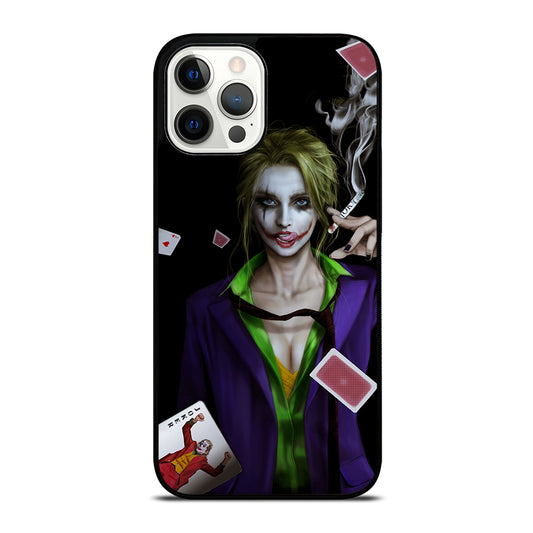 Joker Girl Smoking iPhone 12 Pro Max Case