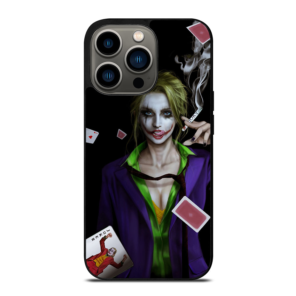 Joker Girl Smoking iPhone 13 Pro Case