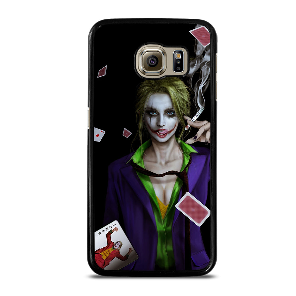 Joker Girl Smoking Samsung Galaxy S6 Case