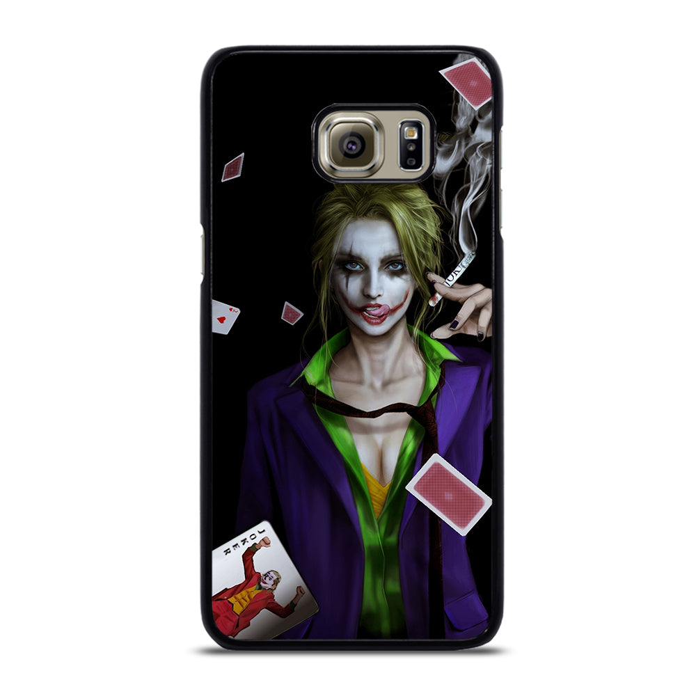 Joker Girl Smoking Samsung Galaxy S6 Edge Plus Case