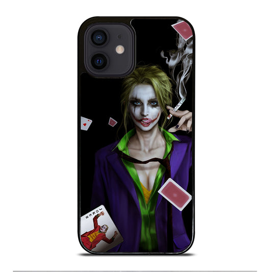 Joker Girl Smoking iPhone 12 Mini Case