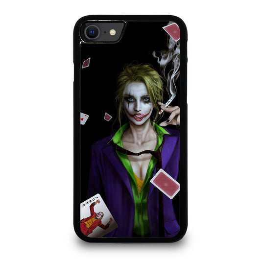 Joker Girl Smoking iPhone SE 2020 Case