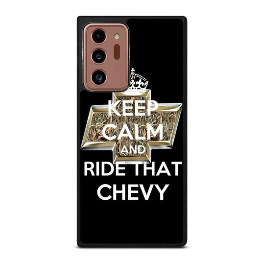 KEEP CALM AND RIDE THAT CHEVY Samsung Galaxy Note 20 Ultra Case