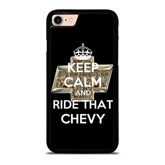 KEEP CALM AND RIDE THAT CHEVY iPhone 7 / 8 Case