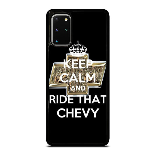 KEEP CALM AND RIDE THAT CHEVY Samsung Galaxy S20 Plus / S20 Plus 5G Case